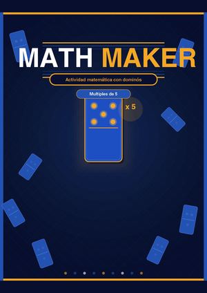 Math Maker Domino Múltiplos De 5