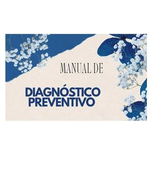 Manual de Diagnóstico Preventivo
