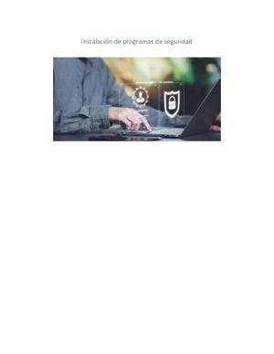 Instalación De Programas De Seguridad