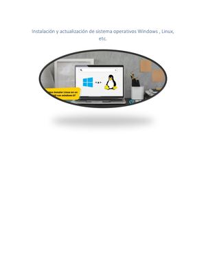 Instalación Y Actualización De Sistema Operativos Windows