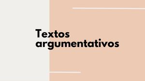 textos argumentativos