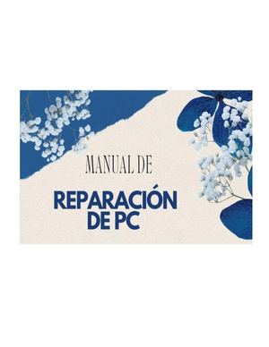 Manual de Reparación De Pc