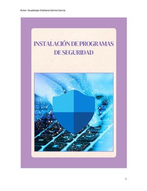 Instalación De Programas De Seguridad