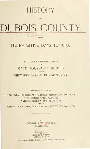 Dubois County Indiana