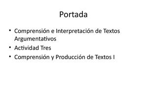 Presentacion Textos Argumentativos