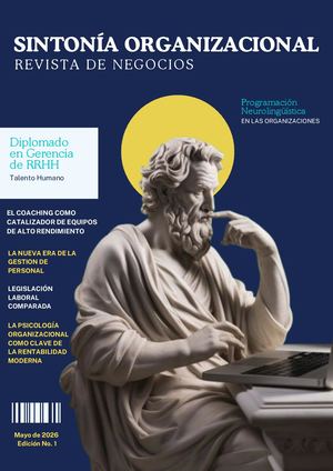 Revista Editorial De Negocios Sintonia Organizacional