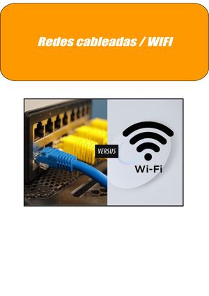 Redes Cableadas Wifi