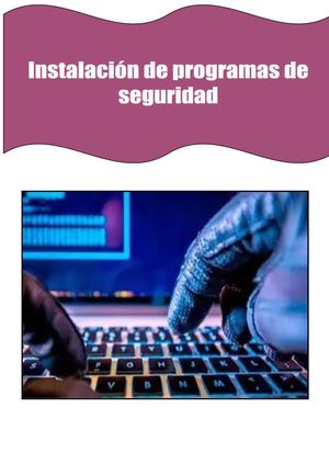 Instalacion De Programas De Seguridad