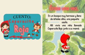 Presentación Cuento Biblioteca Infantil Ilustrado Naranja