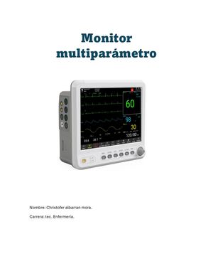 Monitor Multiparametro
