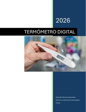 Informe Termometro Digital