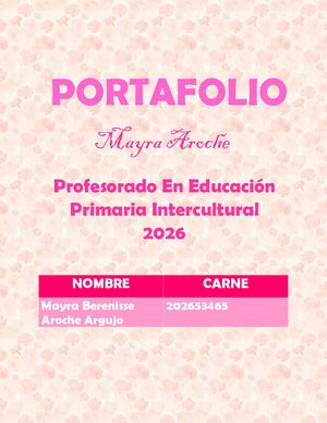 Portafolio Berenisse Aroche 2026