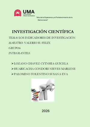 Informe Indicadores De La Investigacióngrupo6 (1)