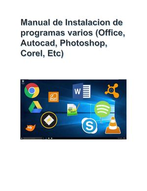 Instalacion de programas varios