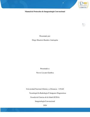 Manual De Protocolos De Imagenología Convencional