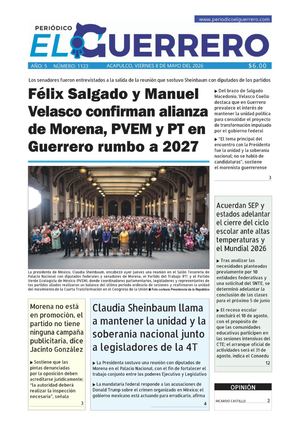 Viernes 8 de mayo del 2026