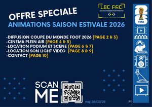 Offre Ete 2026 LBC PRO EVENTS