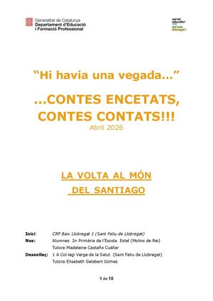 Conte 10 La Volta Al Món Del Santiago