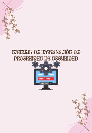 Manual De Instalación De Programas De Seguridad