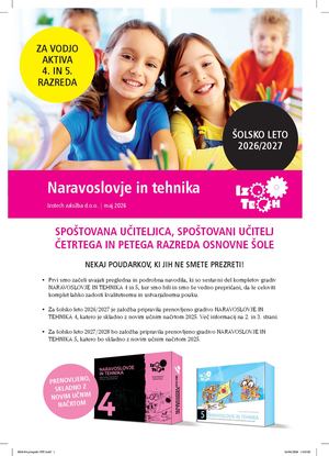Naravoslovje in tehnika 2026/2027