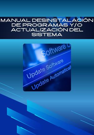 Manual De Instalación De Programas Yo Actualización Del Sistema