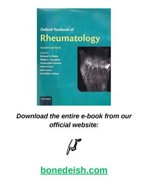 Oxford Textbook of Rheumatology (Oxford Textbooks in Rheumatology) 4th Edition pdf