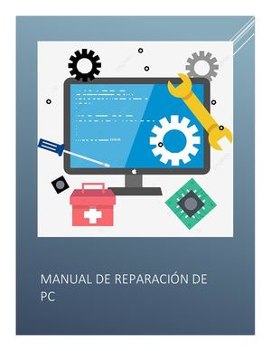 MANUAL DE REPARACIÓN DE PC