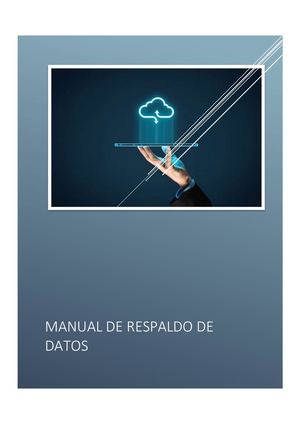 MANUAL DE RESPALDO DE DATOS
