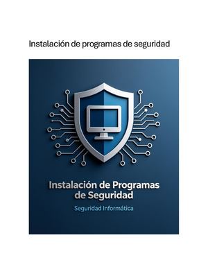 Intalacion De Programas De Seguridad