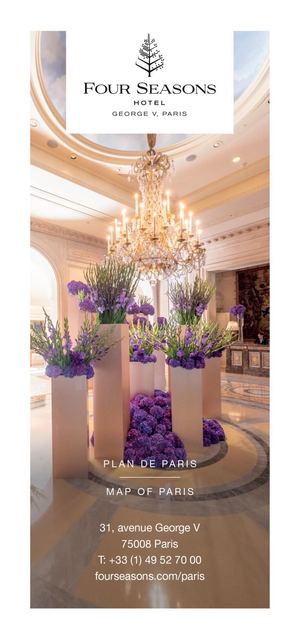 Four Seasons Paris City Map 8th Edition