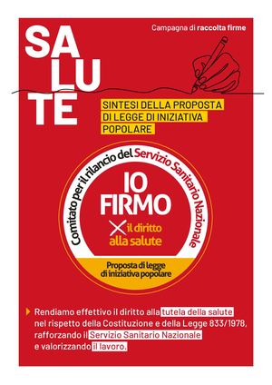 Rilancio Servizio Sanitario