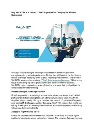 It Staff Augmentation Company