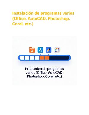 Instalacion de progamas varias