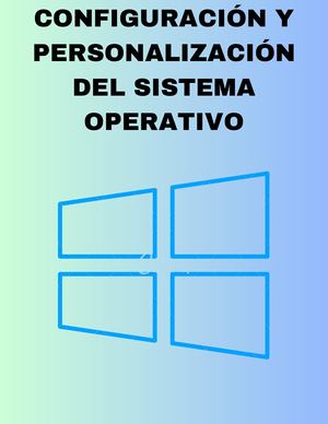 Configuración y personalización S.O