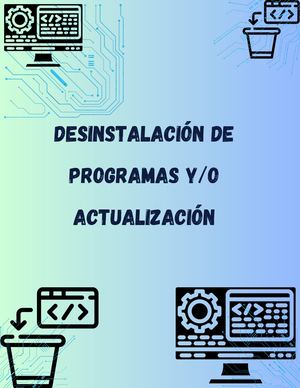 Desinstalacion de programas Y Actualizacion