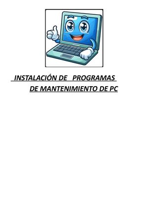 Instalación De Programas De Pc