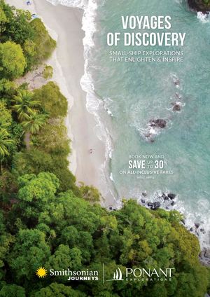 PONANT EXPLORATIONS + Smithsonian Journeys 2026-2027 Voyages