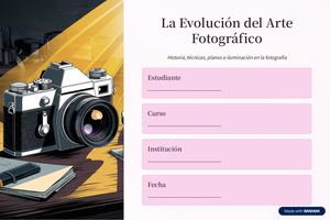 La Evolucion Del Arte Fotografico