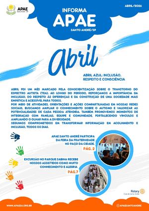 Boletim APAE Informa - Abril 2026