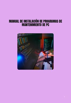 Manual De Instalación De Programas De Mantenimiento De Pc (1)