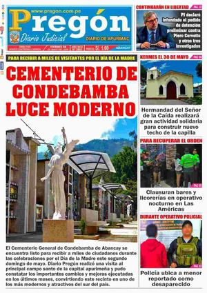 2026 05 08 Diario Pregon Apu