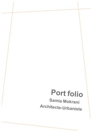 Portfolio Samia Mokrani
