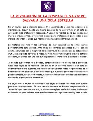 La Revolución De La Bondad