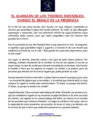El Guardián De Los Tesoros Invisibles