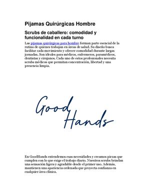 Pijamas Quirúrgicas Hombre