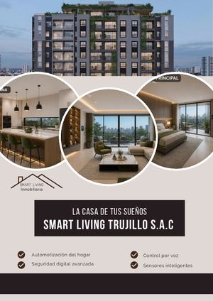 Flyer Inmobiliaria Servicios Moderno Café