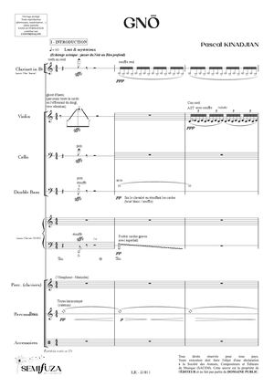 Gnō Calameo Score