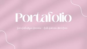 Presentación Portafolio Community Manager Minimalista Rosa Y Verde
