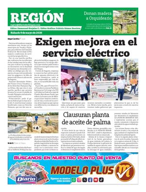 Región Sábado 9 De Mayo De 2026