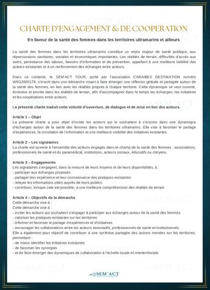 Charte D'engagement / Cooperation (